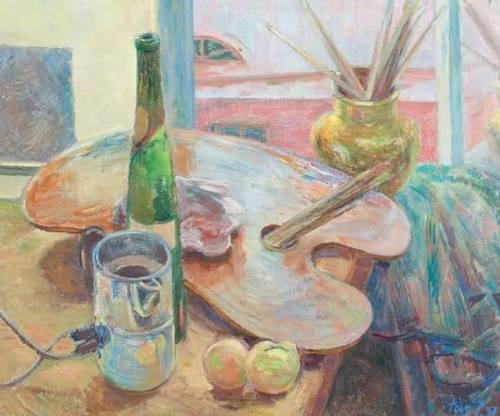 Still Life  -   Tove Jansson ,  1937Finnish,  1914 - 2001Oil on canvas, 54 x 65 cm.