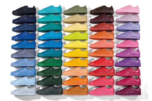 howtotalktogirlsatparties:Adidas Superstar supercolor pack.