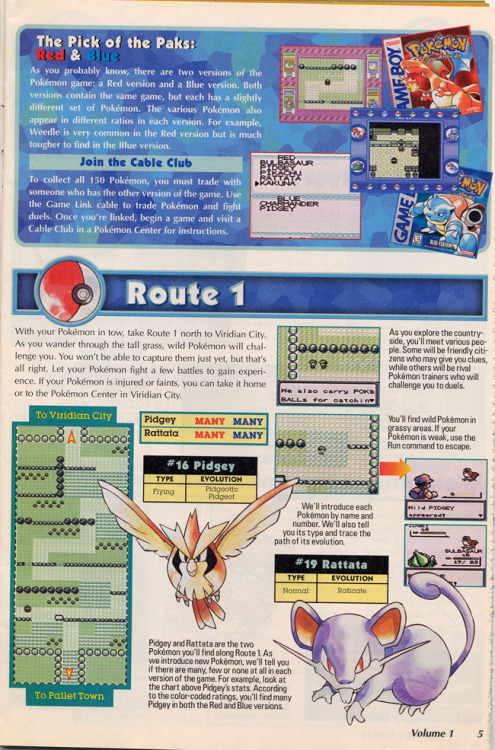 magnoliapearl:argynw:Pokémon Power Vol. 1, August 1998 (pages 1-10)I’ll be scanning and posting more