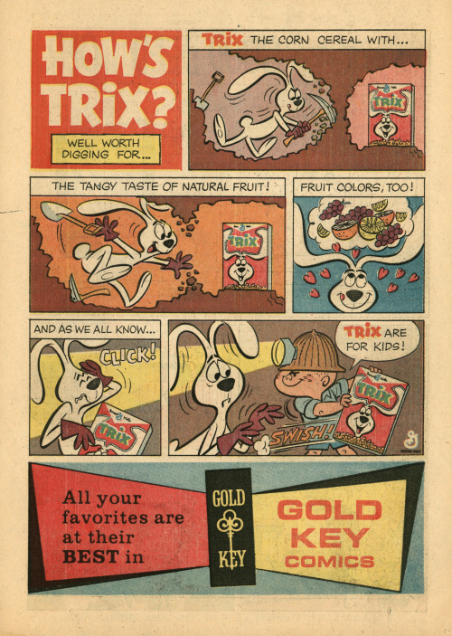 gameraboy:  1964-09-xx Walt Disney’s Donald Duck P025 by Wishbook on Flickr. Trix are for kids! 
