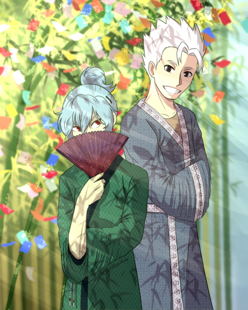 bokunoherokomikuko: @natshigweek Day 5: Tanabata Festival // Seasons–I love this one an u