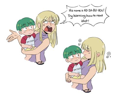 yamujiburo:  butch’s mom is a very calm