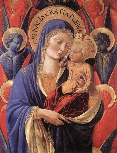 benozzo-gozzoli: Madonna and Child, 1485, Benozzo GozzoliMedium: panel,temperawww.wikiart.or