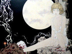 snonohi:  takato yamamoto A Drop of Moonlight    月の雫