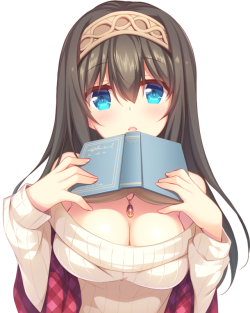 &ldquo;What are you reading sweetie? It looks very interesting~ &hellip;What am I looking at? Two of the many very interesting parts of your lovely self~&rdquo;