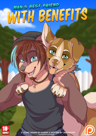 theyiffyfurryteen:  Man’s Best Friend with Benefits. Gay furry feral comic by Kabier.