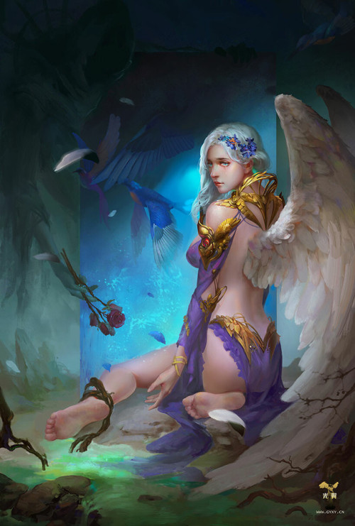  AngelChris Chan https://www.artstation.com/artwork/EVgaBq