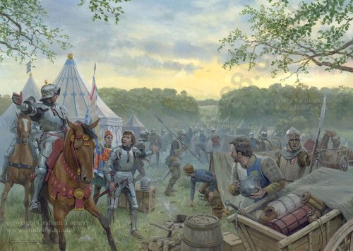  Before the battle of Hexham, fought on 15th May 1464, by Graham Turner.Henry Beaufort, Duke of Some