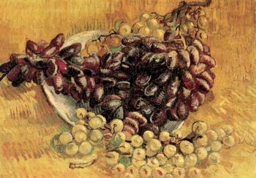 vincentvangogh-art:  Still Life with Grapes, 1887 Vincent van Gogh Buy Artwork by Vincent van Gogh