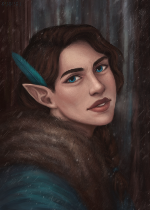 dearhadrian:I finally managed to finish this portrait of Vex’ahlia I started such a long 