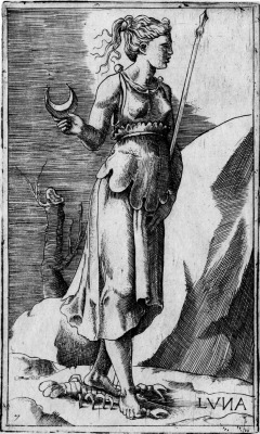 missvoodoodoll:  Luna by Giulio Bonasone 1530-1570 