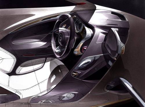 Sketch by Julien Montousse 2009 MAZDA SHINARI. (via Allthesketches.com)