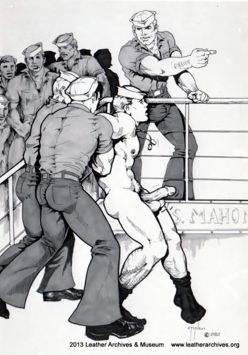 leatherarchives:  Navy Grease by Etienne 
