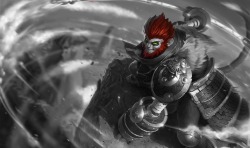 Monochromatic Splash Art: Classic Wukong