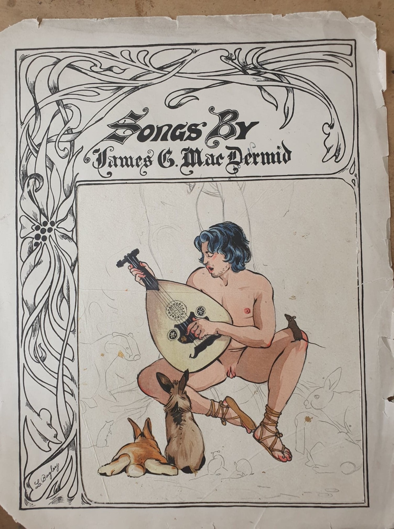felixdeon:The Charm of Orpheus Beautiful creatures from the forest approach as Orpheus
