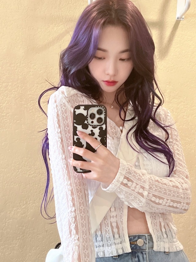 [TWITTER] 220428 aespa_official: 💜💟👾😈🦄🍇