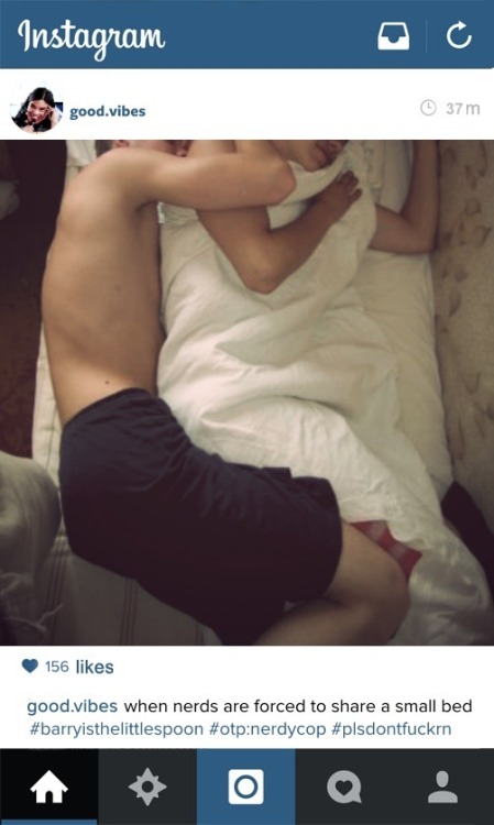 liamdunbars:  thallen week; day four: social media auwhen barry and eddie first started dating, they didn’t tell anyone. they tried to keep it secret for a while before the started forgetting and suddenly, everyone knew. after a while, they weren’t