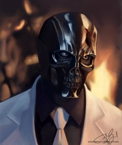 famousfictionalcharacters:  Gotham City’s supervillains day: Black Mask (Roman Sionis) (as seen in Batman: Arkham Origins) Artist: ExiaLohengrin