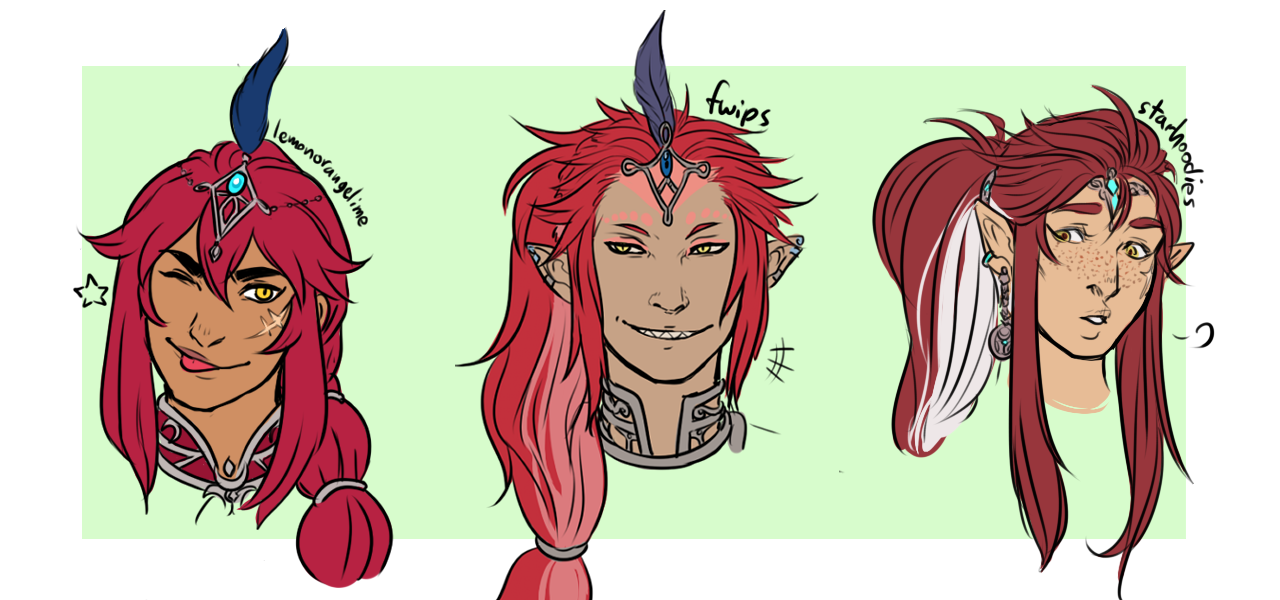 cuteouji: shompu:  PRINCE SIDON GIJINKA COMPILATION aka assorted hylian fishcakes