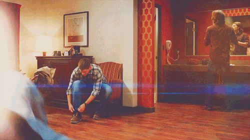 drownedinblissfulconfusion:  ruedesarchives:  Upholding the long Winchester tradition of not knocking.  Starting a new Winchester tradition of coming out of closets.  I love the fact that Dean looks up like it’s to damn early for this shit.