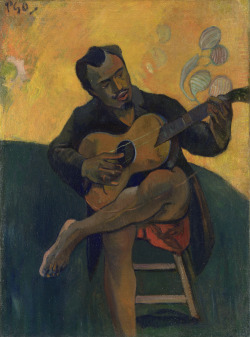 brazenswing:  Paul Gauguin Le joueur de guitare