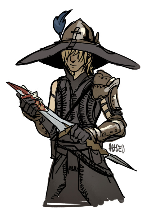 blazemalefica:  Quick sketch before I go to bed.