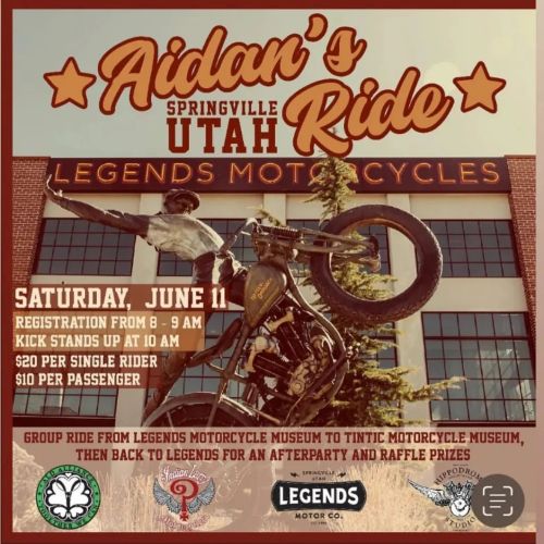 Please support join the @aldalliance and @indianlarrymotorcycles at the @legendsmotorcyclemuseum tom