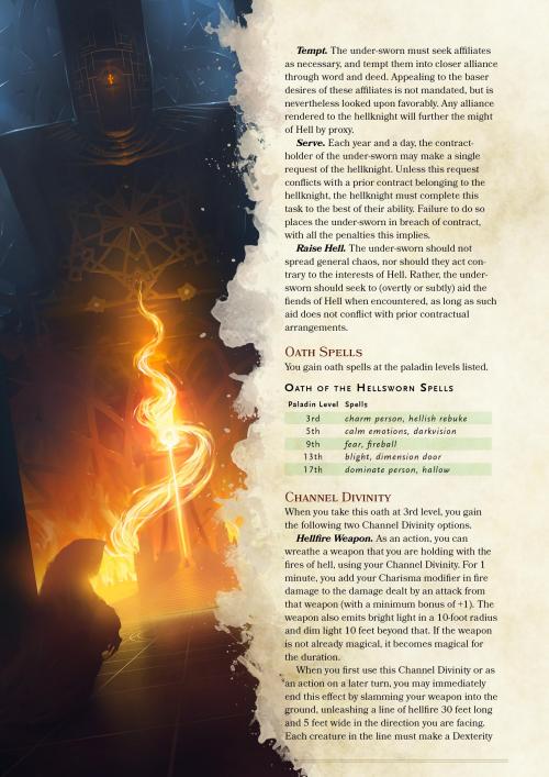 dnd-5e-homebrew:Oath of the Hellsworn Paladin by the_singular_anyone 