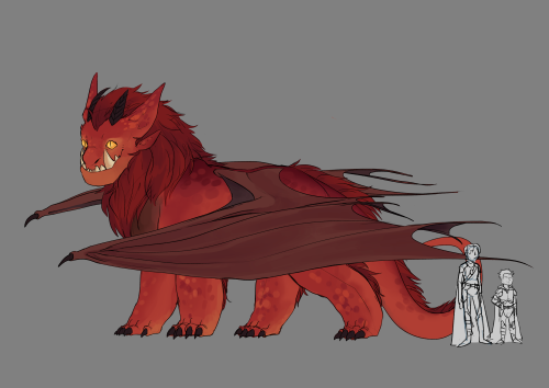 Reimagined Goliath as a dragon in my Tim The Dragon Tamer AU. The Dragon Bats were once protectors o
