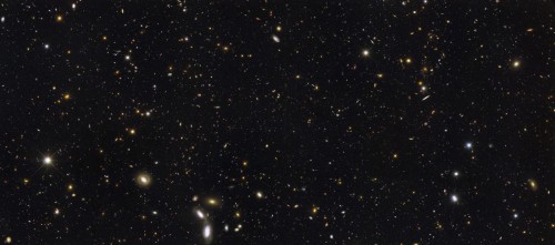 startswithabang:  The dark side of the Universe: a live-blog event!“But perhaps shockingly, even looking out this deep into the abyss and finding stars, gas, and all other sorts of luminous and non-luminous matter made up of the same basic things we