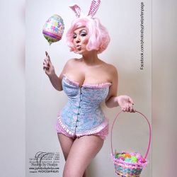 #happyeaster  with pin up queen Crystal Rose