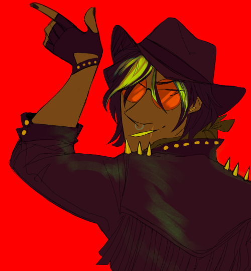 Threw Some Weird Colors On A Little Sketch Of Dani And I Liked It Enough To Put It Here So. Here. I Love
