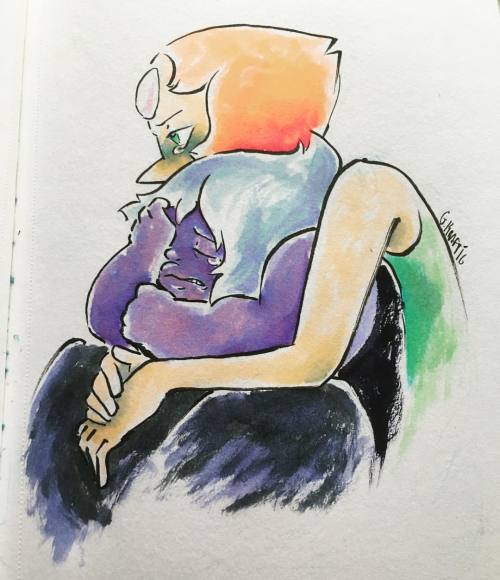 gracekraft: there for you #stevenuniverse #brushpen #sketches