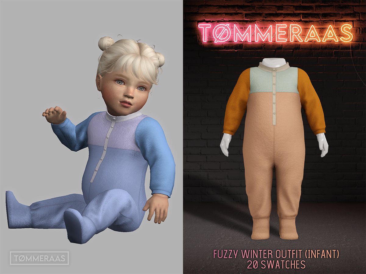TØMMERAAS CC : Fuzzy Winter Outfit for Infants (#50) - TØMMERAAS