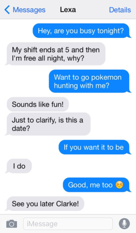 In which Clarke and Lexa go hunting for Pokemon.