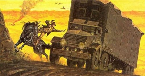 ‪Indiana Jones concept art by Jim Steranko.