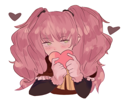 ousamaart:quick vday kokoro doodle happy