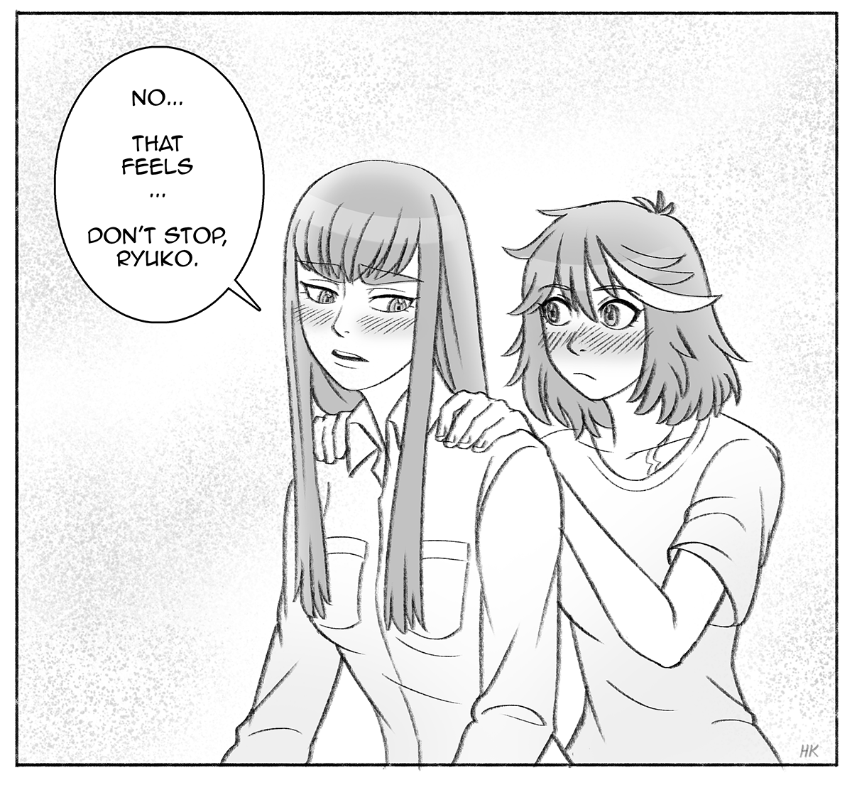herokick:  With permission, Ryuko was allowed to massage the tense shoulders of a