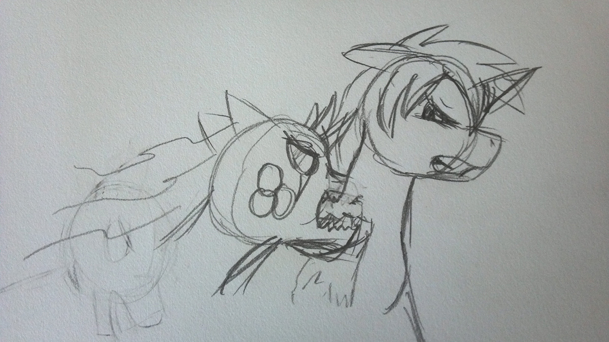 taboopony:  With summer coming to a close figured Id drop some more of my sketchs