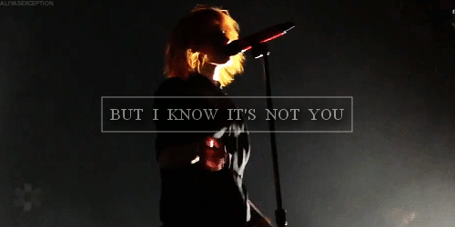 aliyasexception: Keep pushing and pulling me down When I know in my heart it’s not you