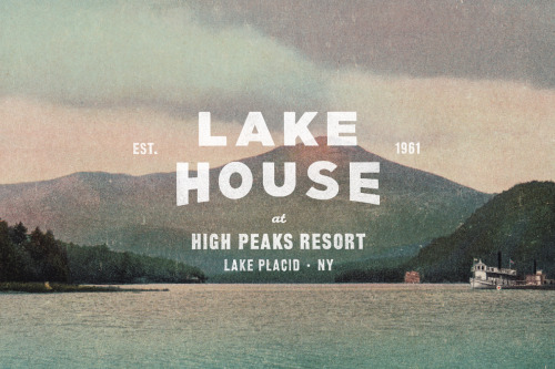 “The identity system for Lake house was inspired by local trail maps—encouraging guest to get 