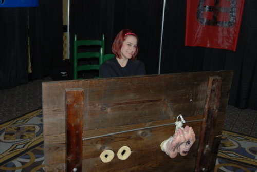 Restrained feet, ready for torture