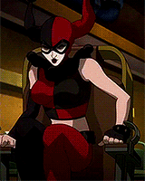 ero-cosplay:  Never realized Harley’s hat is designed for her pigtails.