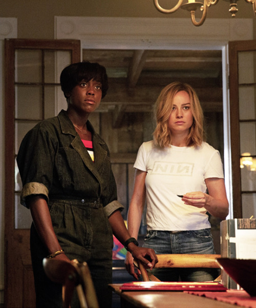 theavengers:New image of Lashana Lynch as Maria Rambeau and Brie Larson as Carol Danvers in Captain 