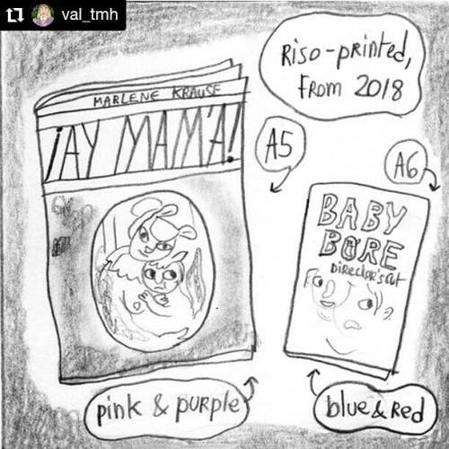 I this review of my motherhood zines by @val_tmh : One year ago today this Zine Club feature came ou