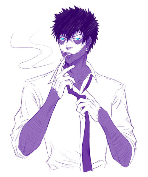 Was thinking of sketching a couple of Dabi in casual and formal attire oh and also Mafia Dabi. 