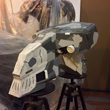 Sahelanthropus WIP: finish painting the head and hands. by Ruby