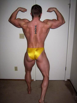 He&rsquo;s done a great job getting to that level and I love his tight butt in those posers.