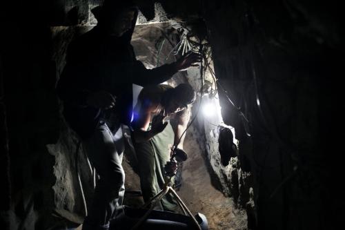 Paolo Pellegrin: Inside the smuggling tunnels area in Rafah. Gaza, Palestine 2012 UN report: Re