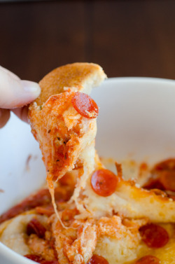 domesticgxddess:  Hot Cheesy Pepperoni Pizza